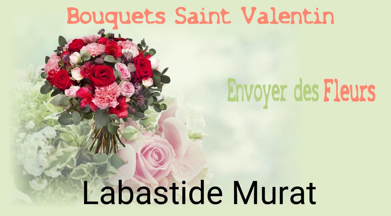 Roses de Saint-Valentin livrées à Labastide-Murat